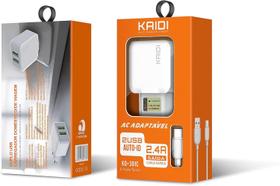 Carregador de Parede TipoC KAIDI KD301C 2 Saidas 12W