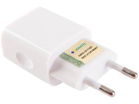 Carregador de parede Universal - 2 Saídas USB - Bivolt - 2.1A - Branco - Geonav Essential ESACW2