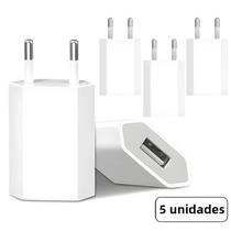 Carregador de Parede USB 5V 1A - Compatível com iPhone 6 a 14 - Ideal para Viagem