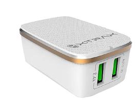 Carregador de parede Xtrax C2WG com 2 Portas USB e Saída de 2.4A Carregador de parede Xtrax C2WG com 2 Portas USB e Saída de 2.4A