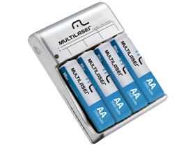 Carregador de Pilha 4 x 4AA código CB054 MULTILASER
