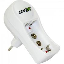 Carregador de Pilha AA/AAA e Bateria 9V Bivolt FXC11 Flex Carregador de Pilha AA/AAA e Bateria 9V Bivolt FXC11 Flex