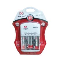 Carregador de Pilhas AA AAA 9v Bivolt MOX MOCP53 Carregador de Pilhas AA AAA 9v Bivolt MOX MOCP53