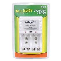 Carregador de Pilhas AA, AAA e Bateria 9V Allight Charger Expert A-612 Bivolt - Carregador Recarregável