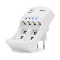 Carregador de Pilhas Aa, Aaa e Bateria 9v Bivolt Mox Cp50 Carregador de Pilhas Aa, Aaa e Bateria 9v Bivolt Mox Cp50