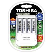 Carregador de Pilhas AA/AAA TNHC-6GAE4 CB C/ 4 AA Toshiba