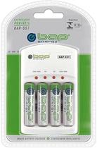 Carregador De Pilhas Bap-551 Aa E Aaa Baterias 9V