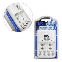 Carregador De Pilhas Baterias Aa/Aaa - Maxmidia