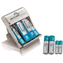Carregador de Pilhas Bivolt P/4 Pilhas AA/AAA C/8 Pilhas KIT Carregador de Pilhas Bivolt P/4 Pilhas AA/AAA C/8 Pilhas KIT