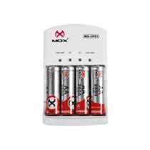 Carregador de Pilhas e Bateria 9v MOX MO CP51 C 4 AA Bivolt Carregador de Pilhas e Bateria 9v MOX MO CP51 C 4 AA Bivolt