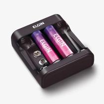 Carregador de Pilhas Elgin USB com 2 Pilhas AA - SCUSB - AA/AAA/9V Carregador de Pilhas Elgin USB com 2 Pilhas AA - SCUSB - AA/AAA/9V