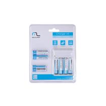 Carregador de pilhas multilaser 4 x aa + 4 x aaa - 12 horas