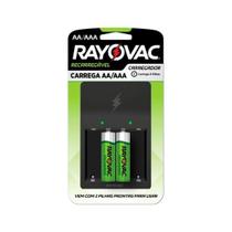 Carregador De Pilhas Rayovac Aa/Aaa Com 2 Pilhas Ps132-2br Bivolt Carregador De Pilhas Rayovac Aa/Aaa Com 2 Pilhas Ps132-2br Bivolt