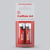 Carregador de Pilhas Recarregáveis Kit 4 Baterias AA AAA Bateria 9V