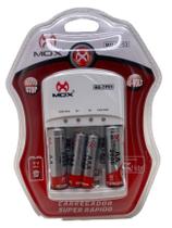 Carregador De Pilhas Super Rápido Mox Aa Aaa 9v Aa Cp53 Carregador De Pilhas Super Rápido Mox Aa Aaa 9v Aa Cp53