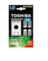 Carregador de pilhas tipo aa/aaa toshiba (com 4 pilhas aa 2000mah) Carregador de pilhas tipo aa/aaa toshiba (com 4 pilhas aa 2000mah)
