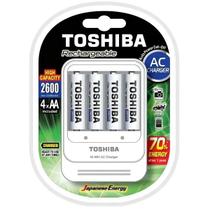 Carregador de Pilhas TNHC-6GAE4 CB (C/4 Pilhas AA 2600MAH) Toshiba