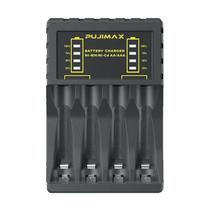 Carregador de Pilhas Type-C e Micro USB V8 Pujimax PJ-N4008