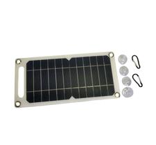Carregador de placa solar carga em até 5hs em qualquer lugar