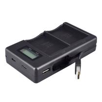 Carregador de tela USB LCD Smart FL14-C para bateria de câmera de 5V