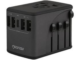 Carregador de Tomada 4 Entradas USB e 1 USB-C