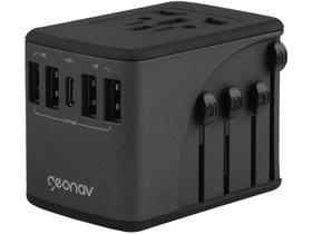Carregador de Tomada 4 Entradas USB e 1 USB-C