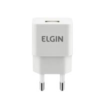 Carregador de Tomada com 1 Saada USB 5V 1A, Bivolt - ELGIN