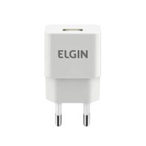 Carregador de tomada com 1 saída usb 5v 1a, bivolt - ELGIN