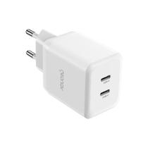 Carregador de Tomada Geonav Super Power Gan Duo, USB-C x USB-C, 2 Portas, Branco - CH35PDWT