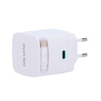 Carregador de Viagem Hiksemi Retrtil Turbo 67W 3A USBC Branco