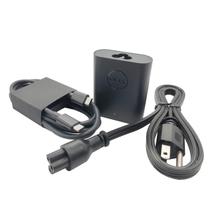 Carregador Dell GaN 60W USB tipo C Adaptador de alimentação AC XPS 13