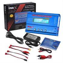 Carregador Digital iMAX B6 De 80W Para Baterias Lipo, NiMh, Li-ion, NiCd Para Carros RC Com