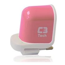 Carregador Dobravel USB Rosa Tablets/Smartphones/GPS C3Tech - UC-01U Carregador Dobravel USB Rosa Tablets/Smartphones/GPS C3Tech - UC-01U