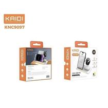 carregador dock station por indução3 em 1 sem fio Kaidi KNC9097