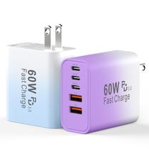 Carregador Duloch 60W com 5 Portas USB-C de Carregamento Rápido