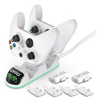 Carregador Duplo + 2 Bateria Para Controle Compatível Xbox Serie One Sx Carregador Duplo + 2 Bateria Para Controle Compatível Xbox Serie One Sx