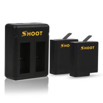 Carregador duplo + 2 baterias GoPro Hero 5/6/7/8 - Shoot