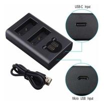 Carregador Duplo Compatível com Bateria Canon LP-E12 MemoryTec