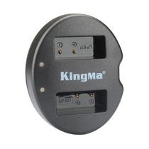 Carregador Duplo de Bateria para Câmera Canon LP E17 com Display LCD - Kingma