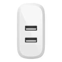 Carregador Duplo de Parede Belkin USB-A 24W (12W X2) Branco - WCB002DQWH