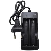 Carregador Duplo De Pilha E Bateria 4.2v Li-Ion 18650 Bivolt Lanternas Com Led Indicador CARREGAF