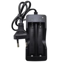 Carregador Duplo De Pilha E Bateria 4.2v Li-Ion 18650 Bivolt Para Lanternas Recarregável CARREGAF