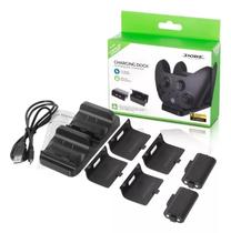 Carregador Duplo Dock Xbox One, X, Series 2 Baterias - DOBE