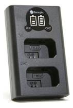 Carregador Duplo NP-FW50 MemoryTec compatível com Sony ZV-E10 / A7S II / A7 II / A7R II / DSC-RX10 IV / NEX-7