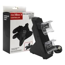 Carregador Duplo Para 2 Controle Compatível Com Xbox Series X S Base Suporte Carregador Duplo Para 2 Controle Compatível Com Xbox Series X S Base Suporte