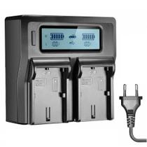 Carregador Duplo para Canon LP-E6/E6N Carga Rápida (Bivolt) Carregador Duplo para Canon LP-E6/E6N Carga Rápida (Bivolt)