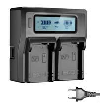 Carregador Duplo Rápido para Bateria Canon LP-E8 com USB (Bivolt) Carregador Duplo Rápido para Bateria Canon LP-E8 com USB (Bivolt)