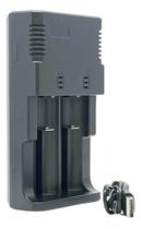 Carregador Duplo Sem Visor Baterias 26650 18650 Bivolt Mola Carregador Duplo Sem Visor Baterias 26650 18650 Bivolt Mola