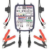 Carregador e mantenedor de bateria Tecmate Optimate2 DUO x 2-BANK