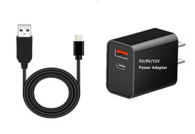 Carregador eeTao PD18W USB-C 5V 3A Adaptador de Energia com Cabo